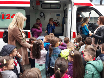 Vrtić u posjeti Domu zdravlja Laktaši 3